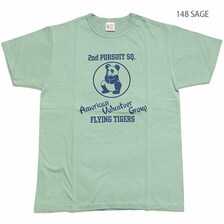Buzz Rickson's S/S T-SHIRT "2nd PURSUIT SQ. FLYING TIGERS" BR78776画像