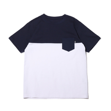 THE NORTH FACE S/S 2 TONE POCKET TEE TNF NAVY/WHITE NT32062画像
