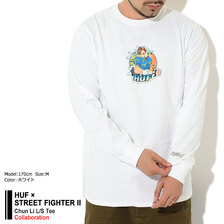 HUF × STREET FIGHTER II Chun Li L/S Tee TS01552画像