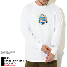HUF &times; STREET FIGHTER II Chun Li L/S Tee TS01552画像