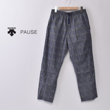 DESCENTE PAUSE GLEN CHECK PANTS DLMRJG82画像