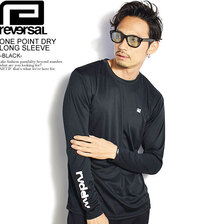 reversal ONE POINT DRY LONG SLEEVE -BLACK- RV21SS103画像