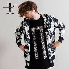 NO ID. &times; GLIMCLAP Tricot fabric hoodie 848777-669T画像