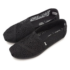 TOMS Alpargata 3.0 Black Moroccan Crochet 10016254画像
