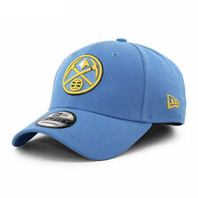 NEW ERA DENVER NUGGETS 9FORTY ADJUSTABLE CAP LT BLUE NR11405611画像