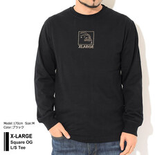 X-LARGE Square OG L/S Tee 101213011002画像