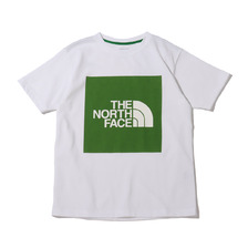 THE NORTH FACE S/S COLORED SQUARE LOGO TEE SULLIVAN GREEN NT32135画像