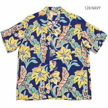 SUN SURF S/S RAYON HAWAIIAN SHIRT "LILY IN PARADISE" SS38567画像