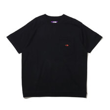 THE NORTH FACE PURPLE LABEL High Bulky H/S Pocket Tee Black NT3112N画像
