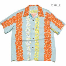 SUN SURF S/S RAYON HAWAIIAN SHIRT "FLORAL CHAIN" SS38579画像