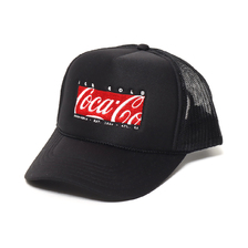 COCA-COLA atmos URBAN NOMADS GRAPHIC MESH CAP BLACK MAT21-S043画像