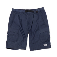 THE NORTH FACE NYLON DENIM VERSATILE SHORT NYLON INDIGO DENIM NB42126画像