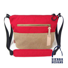 SIERRA DESIGNS ミニショルダーバッグ RED/BEIGE SOLD-160画像
