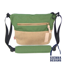 SIERRA DESIGNS ミニショルダーバッグ OLIVE/BEIGE SOLD-160画像