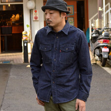 UES トラベリングシャツ デニム 500TS画像