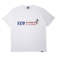 Schott &times; Disney T-SHIRT NEW YORK WHITE 3113100画像