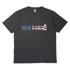 Schott &times; Disney T-SHIRT NEW YORK BLACK 3113100画像