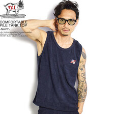 The Endless Summer COMFORTABLE PILE TANK TOP -NAVY- FH-1574309画像