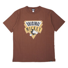 Schott DISNEY T-SHIRT ORIGINAL MICKEY BROWN 3113101画像
