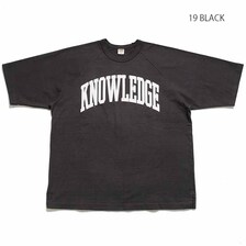 BARNS USA COTTON HEAVY BIG SILHOUETTE S/S T-SHIRT "KNOWLEDGE" BR-21202画像