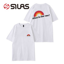 SILAS RAINBOW LOGO PRINT S/S TEE WHITE 110212011009画像