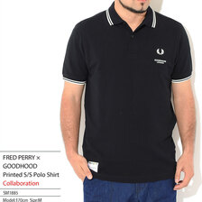 FRED PERRY &times; GOODHOOD Printed S/S Polo Shirt SM1885画像