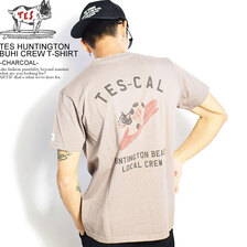 The Endless Summer TES HUNTINGTON BUHI CREW T-SHIRT -CHARCOAL- FH-1574324画像