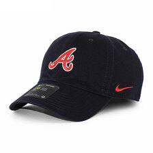 NIKE ATLANTA BRAVES HERITAGE 86 STRAPBACK CAP NAVY CZ2879-426画像