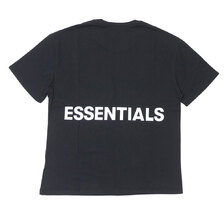 ESSENTIALS Logo Backprint Tee BLACK画像