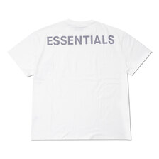 ESSENTIALS Reflector Logo Backprint Tee WHITE画像