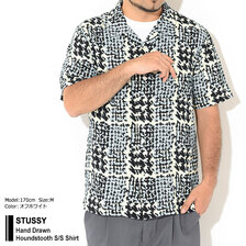 STUSSY Hand Drawn Houndstooth S/S Shirt 1110150画像