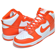 NIKE DUNK HI RETRO SYRACUSE white/orange blaze-wht DD1399-101画像
