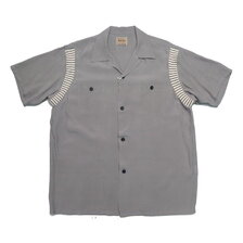 STYLE EYES WITH RIBS S/S RAYON BOWLING SHIRT SE38615画像