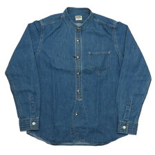 BARNS DENIM Shirts BUTTON WORKS BR-6457BW画像