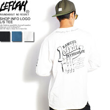 LEFLAH SHOP INFO LOGO L/S TEE画像