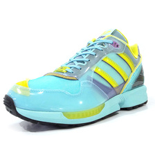 adidas XZ 0006 INSIDE OUT "A-ZX SERIES" CLEAR AQUA/LIGHT AQUA/SHOCK YELLOW GZ2710画像