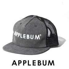 APPLEBUM Vintage Wash Mesh Cap BLACK画像