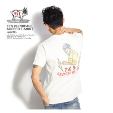The Endless Summer TES HURRICANE SURFER T-SHIRT -WHITE- FH-0574333画像