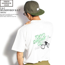 TOKYO SANDWICH CLUB T.S.C-DELIVERYBOY B.S.T -WHITE-画像