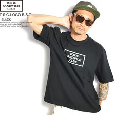 TOKYO SANDWICH CLUB T.S.C-LOGO B.S.T -BLACK-画像