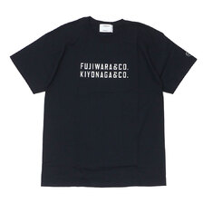 KIYONAGA&CO. &times; FUJIWARA&CO. FRONT DOUBLE LOGO TEE画像