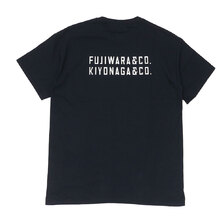 KIYONAGA&CO. &times; FUJIWARA&CO. BACK DOUBLE TEE画像