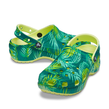 crocs Classic Platform Tropical Clog W Multi 207177-90H画像