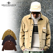 GRAVYSOURCE RELAX CORDUROY JACKET GS21-AJK02画像