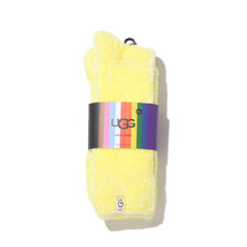 UGG W PRIDE LEDA COZY SOCK YELLOW 1124192画像