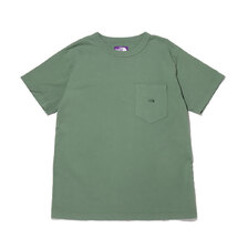 THE NORTH FACE PURPLE LABEL 7oz H/S Pocket Tee Grass Green NT3103N画像