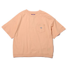 THE NORTH FACE PURPLE LABEL High Bulky H/S Pocket Tee Salmon Pink NT3112N画像