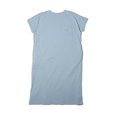 THE NORTH FACE PURPLE LABEL 5.5oz H/S Crew Neck Dress Steel Blue NTW3115N画像