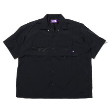 THE NORTH FACE PURPLE LABEL Lounge Field H/S Shirt Black NT3116N画像
