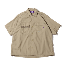THE NORTH FACE PURPLE LABEL Lounge Field H/S Shirt Light Beige NT3116N画像